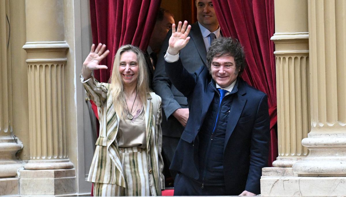 Karina y Javier Milei