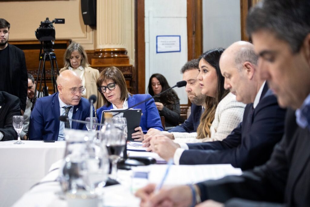 Patricia Bullrich y Bartolomé Abdala