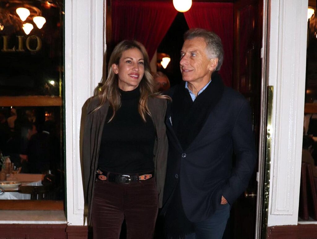 Mauricio Macri y Dolores Teuly 