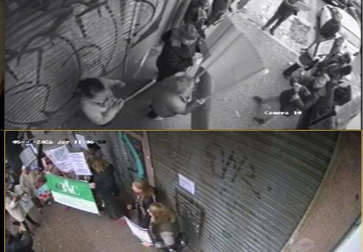 La Justicia investiga los graves incidentes y destrozos registrados en la sede de la Caja de Odontólogos bonaerense