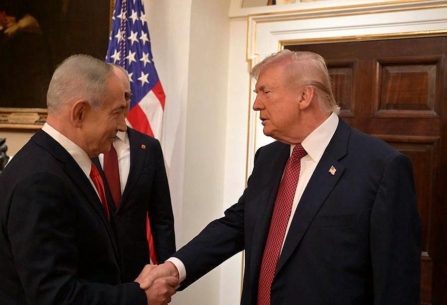 Donald Trump y Benjamin Netanyahu
