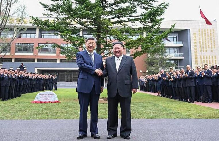 Xi Jinping y Kim Jong Un