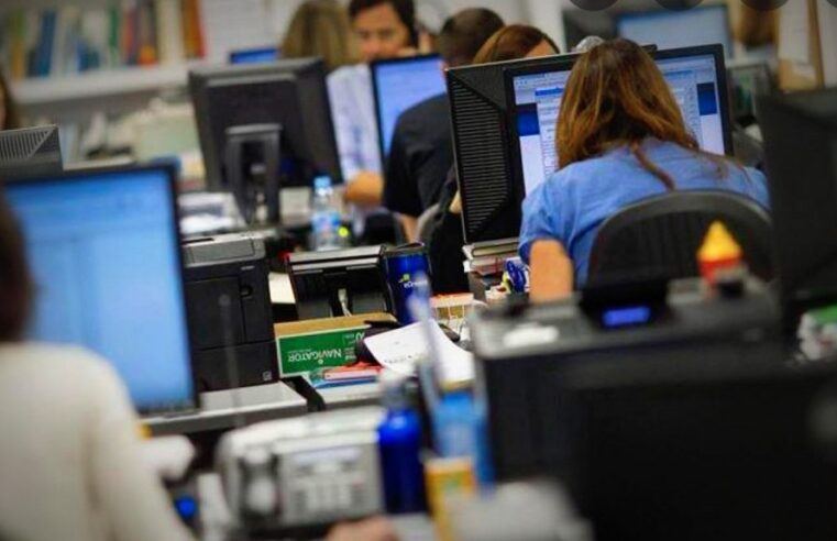 oficina, trabajadores
