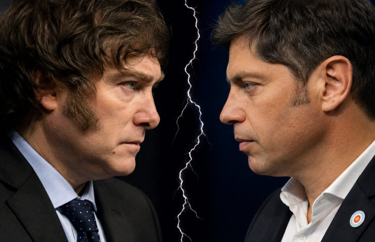 Javier Milei y Axel Kicillof