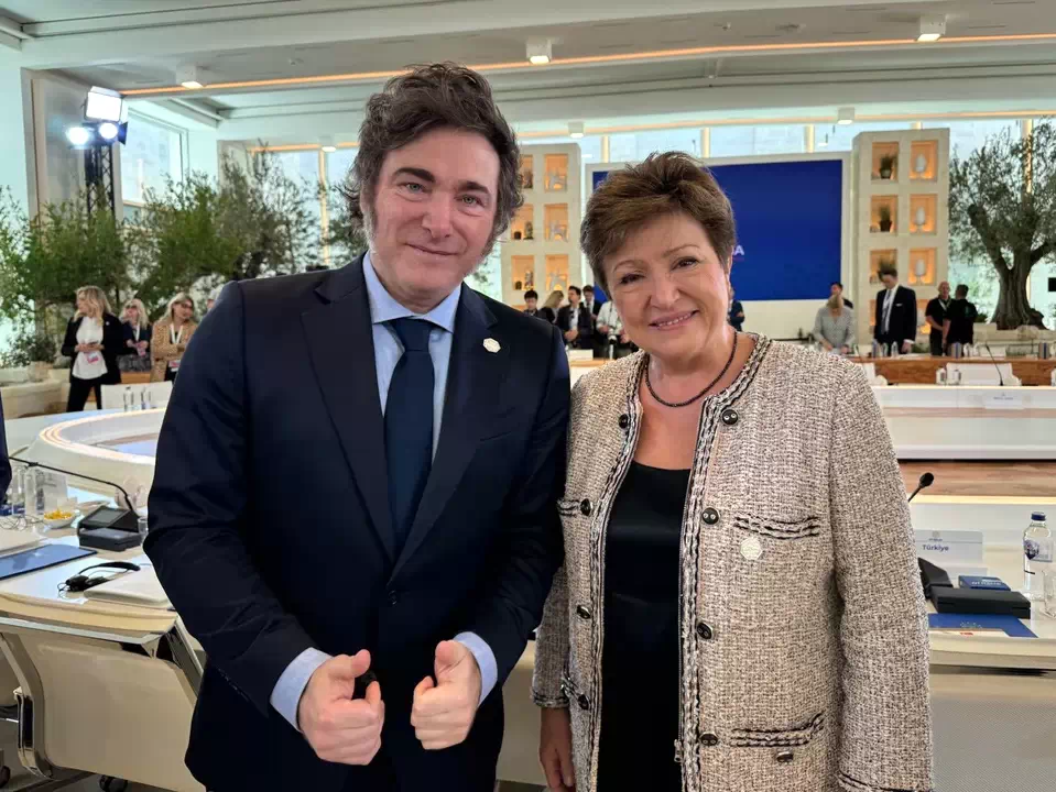 Milei y Georgieva