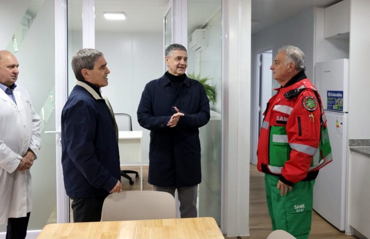 Jorge Macri, Fernán Quirós y Alberto Crescenti