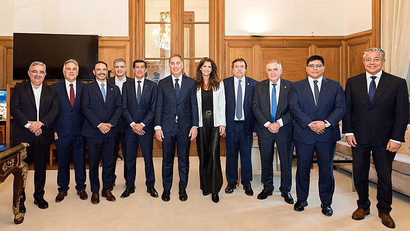 Santilli renovó diálogos con gobernadores