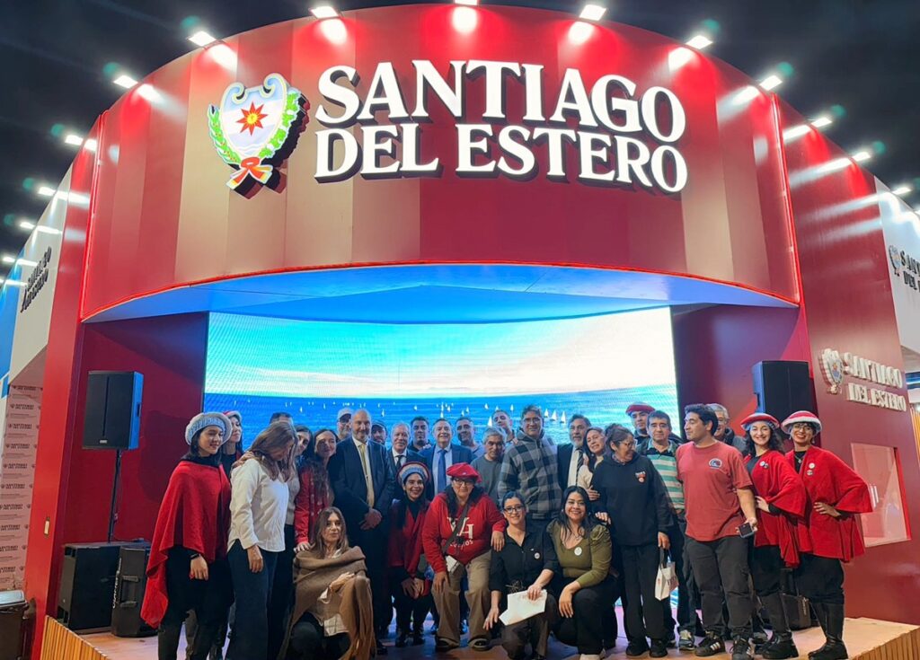 El stand de Santiago del Estero 